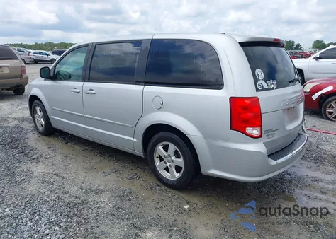2012 Dodge Grand Caravan Sxt из США, поврежденный, VIN 2C4RDGCG2CR153700